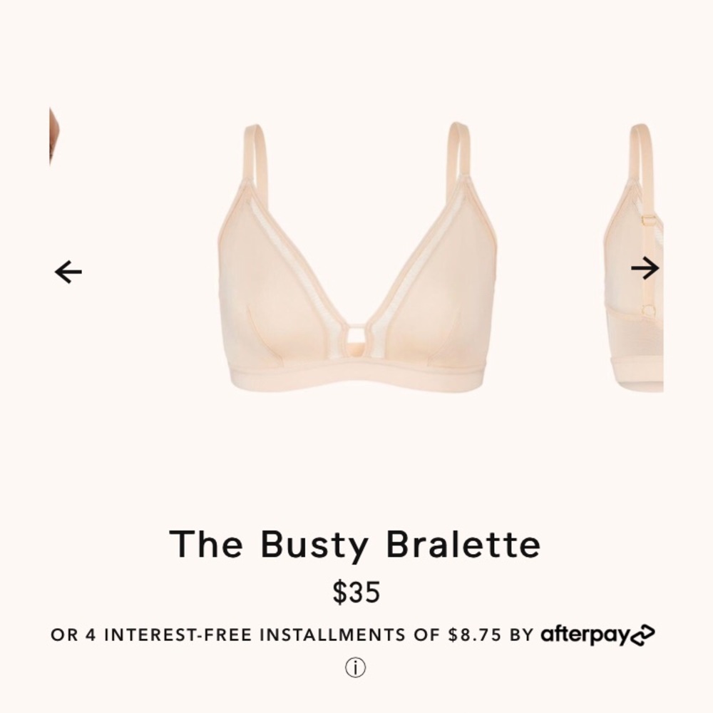 Lively “The Busty Bralette” in Toasted Almond NWT